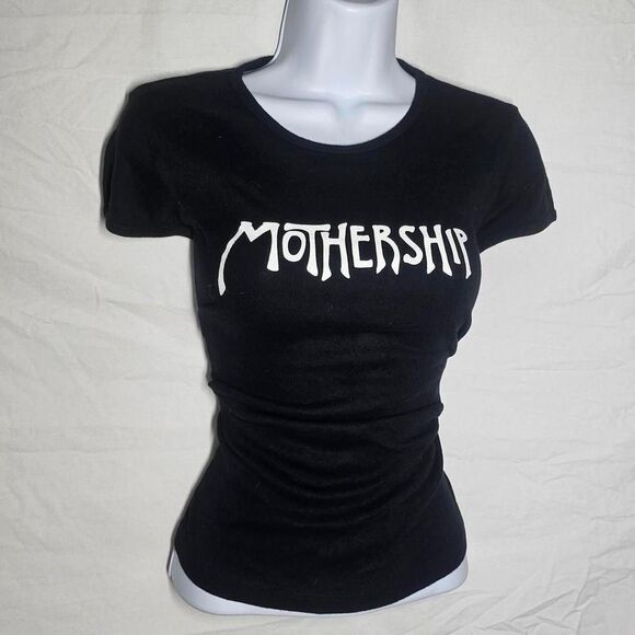 Vintage y2k led Zeppelin mothership band baby tee - Picture 1 of 4